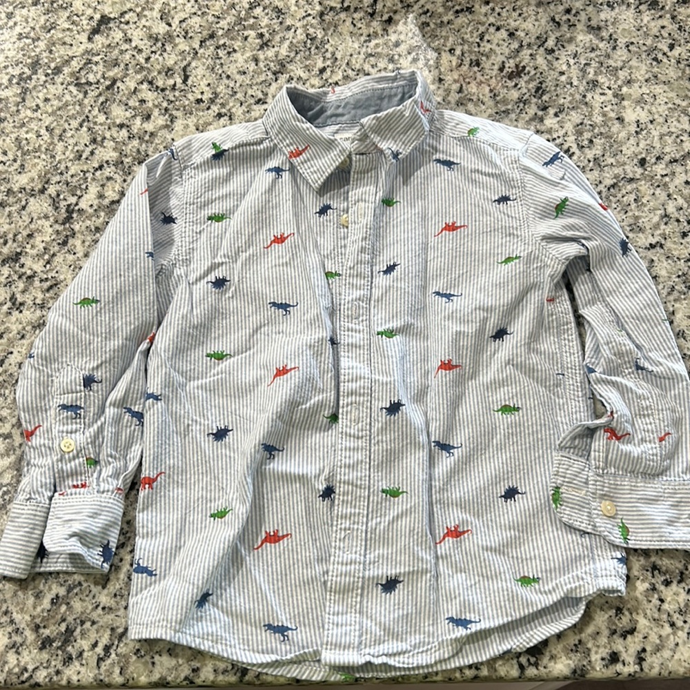 4t Dino button down
